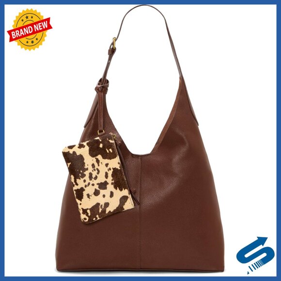 Large Hobo Bag with Magnet Snap Closure Functional Carry-All